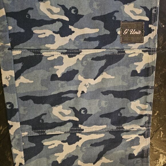 G Unit Y2K Camouflage Camo Military Field Pants Sz 14 (28) Vintage 50 Cent Jeans - Picture 7 of 7